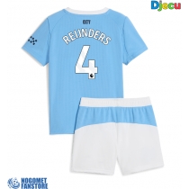 Manchester City Tijjani Reijnders #4 Domaci Dres za djecu 2025-26 Kratak Rukav (+ Kratke hlače)